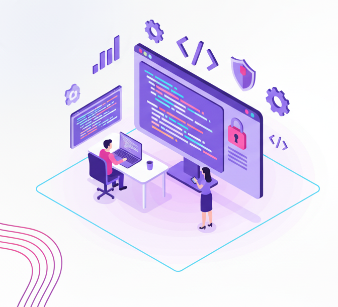 Website & Software Development Illustration