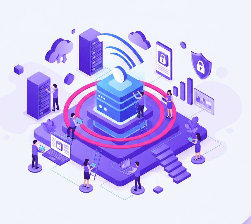 Server Solutions Illustration